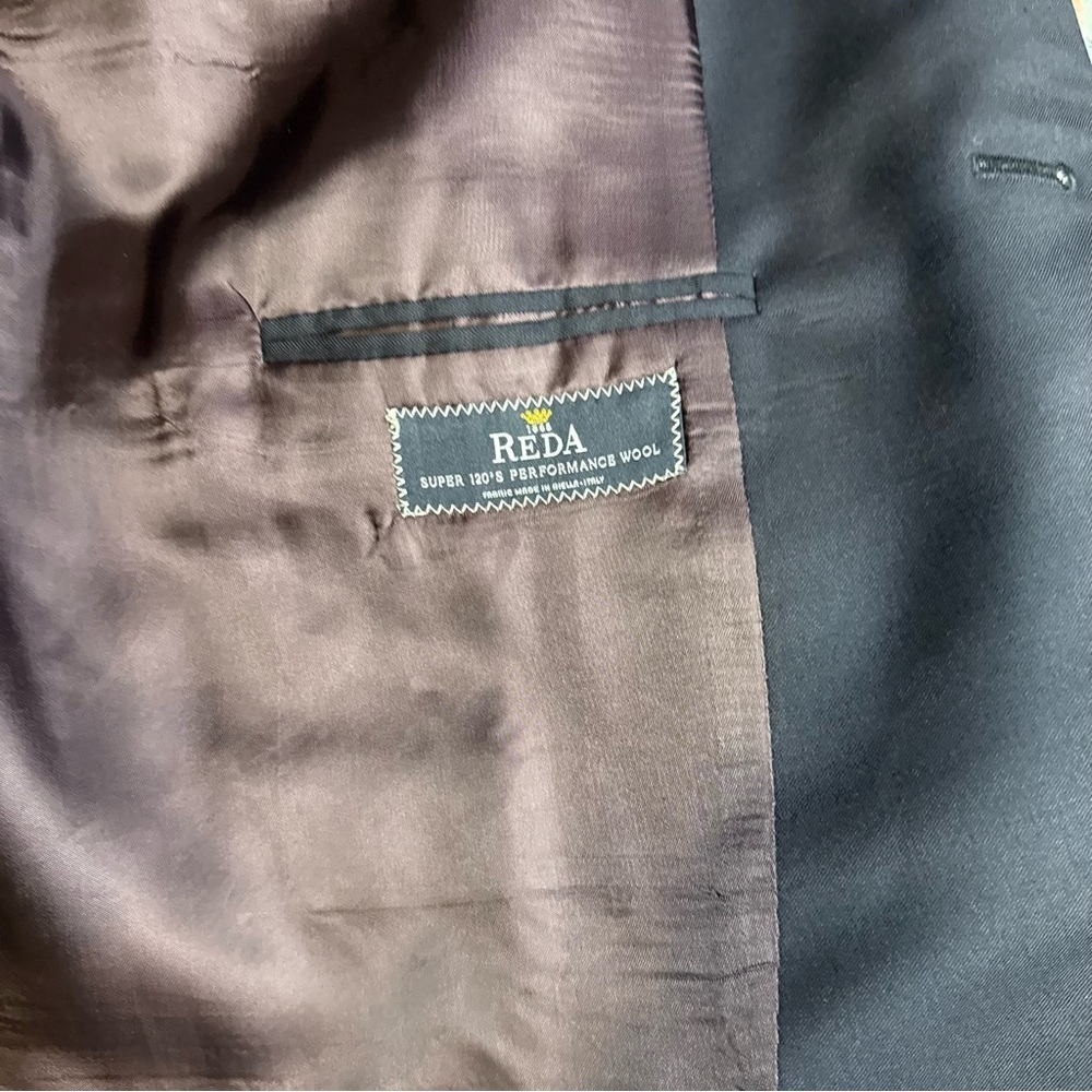Men's Classic Black Pinstripe Suit - Picture 5 of 16